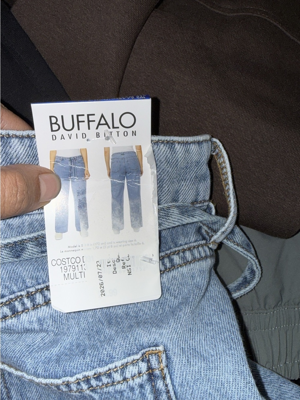 Buffalo by David Bitton Men's Light Blue Straight Jeans